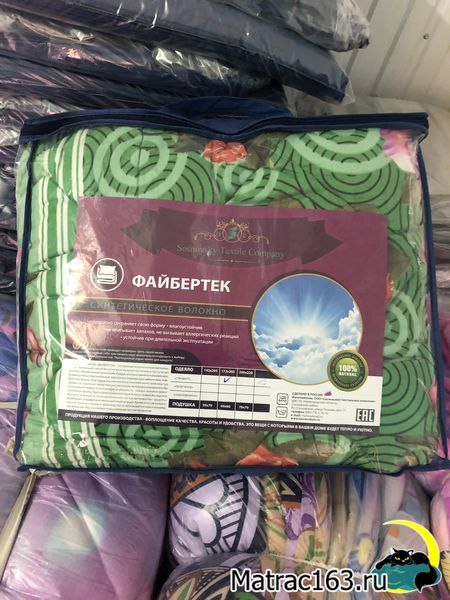 Одеяло Евро файбертек п/э