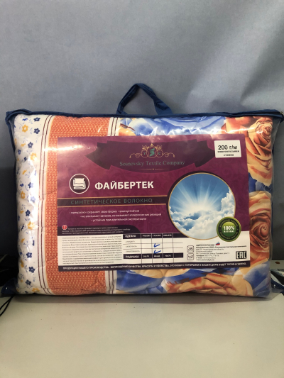 Одеяло 2-х сп.облегченное  файбертек п/э